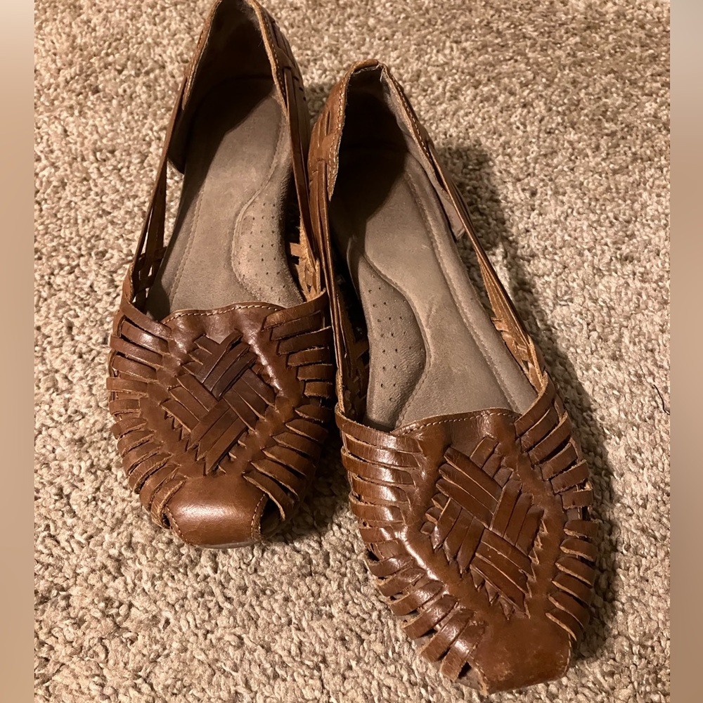 Brown Moccasin flats